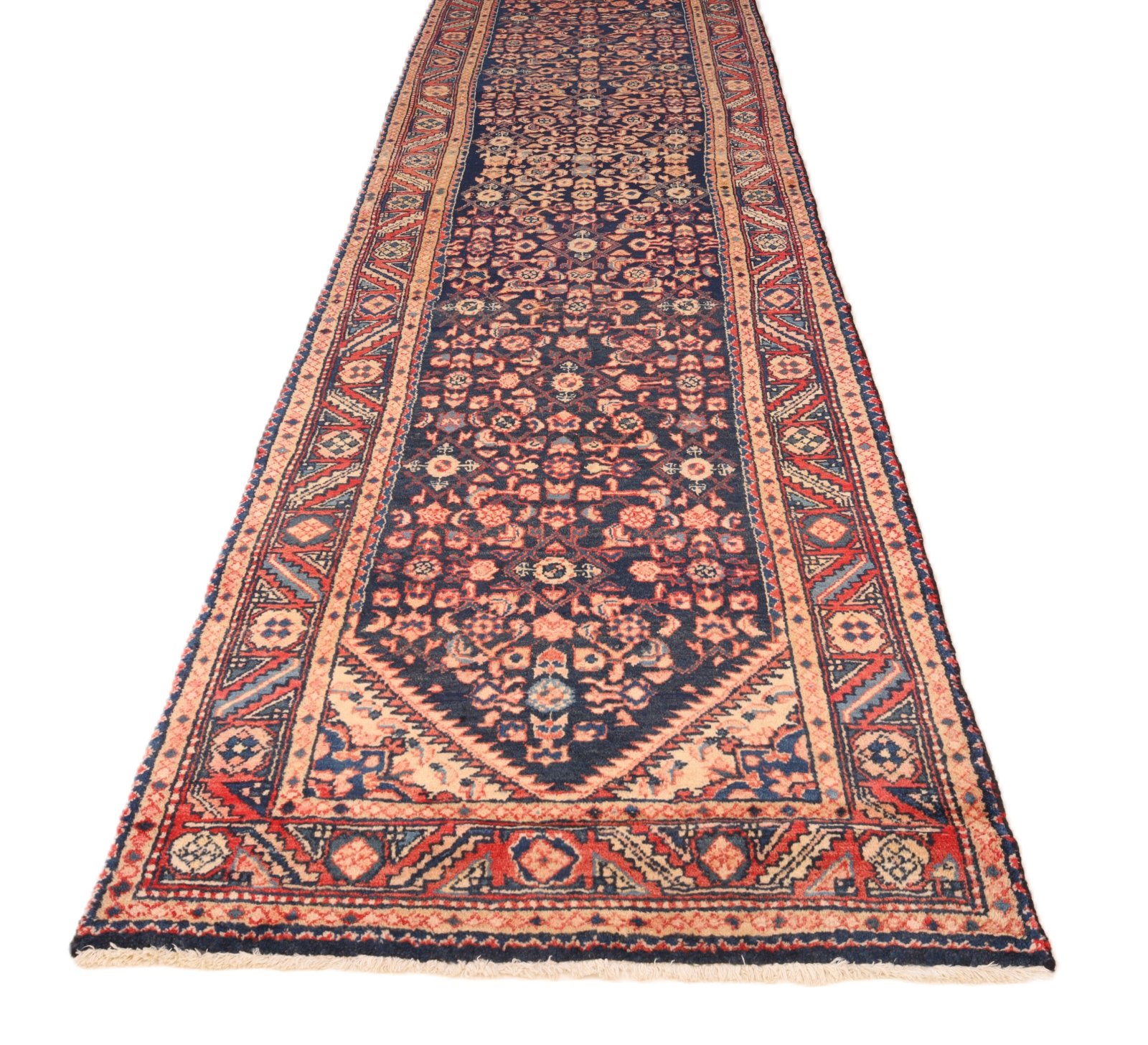 Hamadan Perserteppich aus Iran, 407 × 106 cm