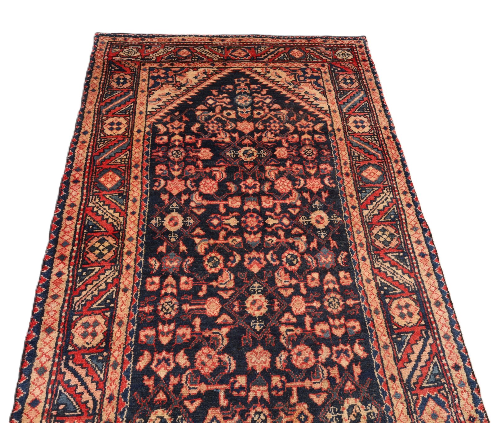 Hamadan Perserteppich aus Iran, 407 × 106 cm
