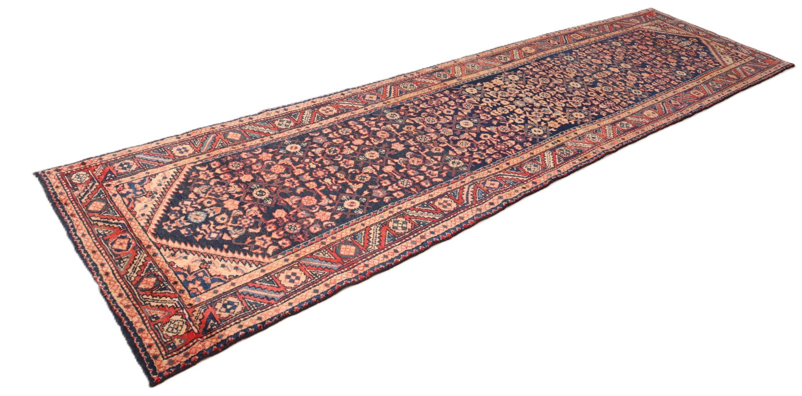 Hamadan Perserteppich aus Iran, 407 × 106 cm