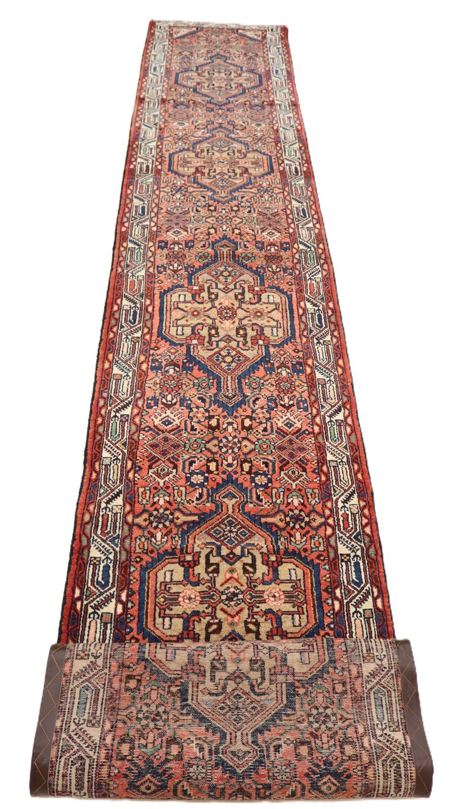 Hamadan Perserteppich 520 × 83 cm aus Wolle, handgeknüpft