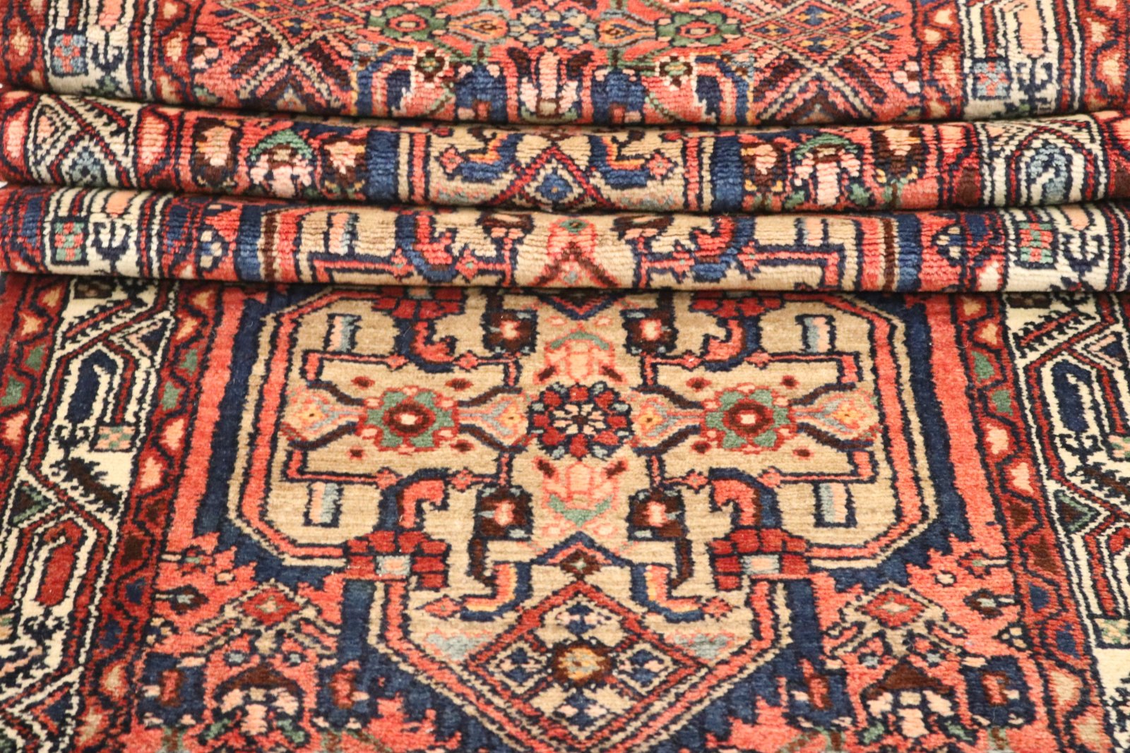 Hamadan Perserteppich 520 × 83 cm aus Wolle, handgeknüpft