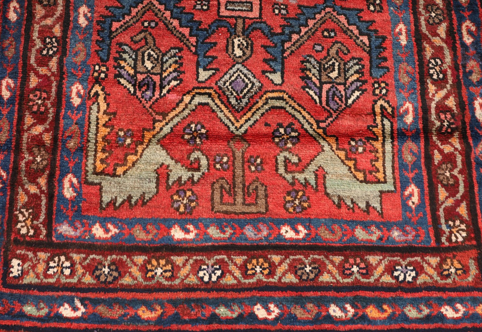 Hamadan Perserteppich aus Iran, 298 × 106 cm
