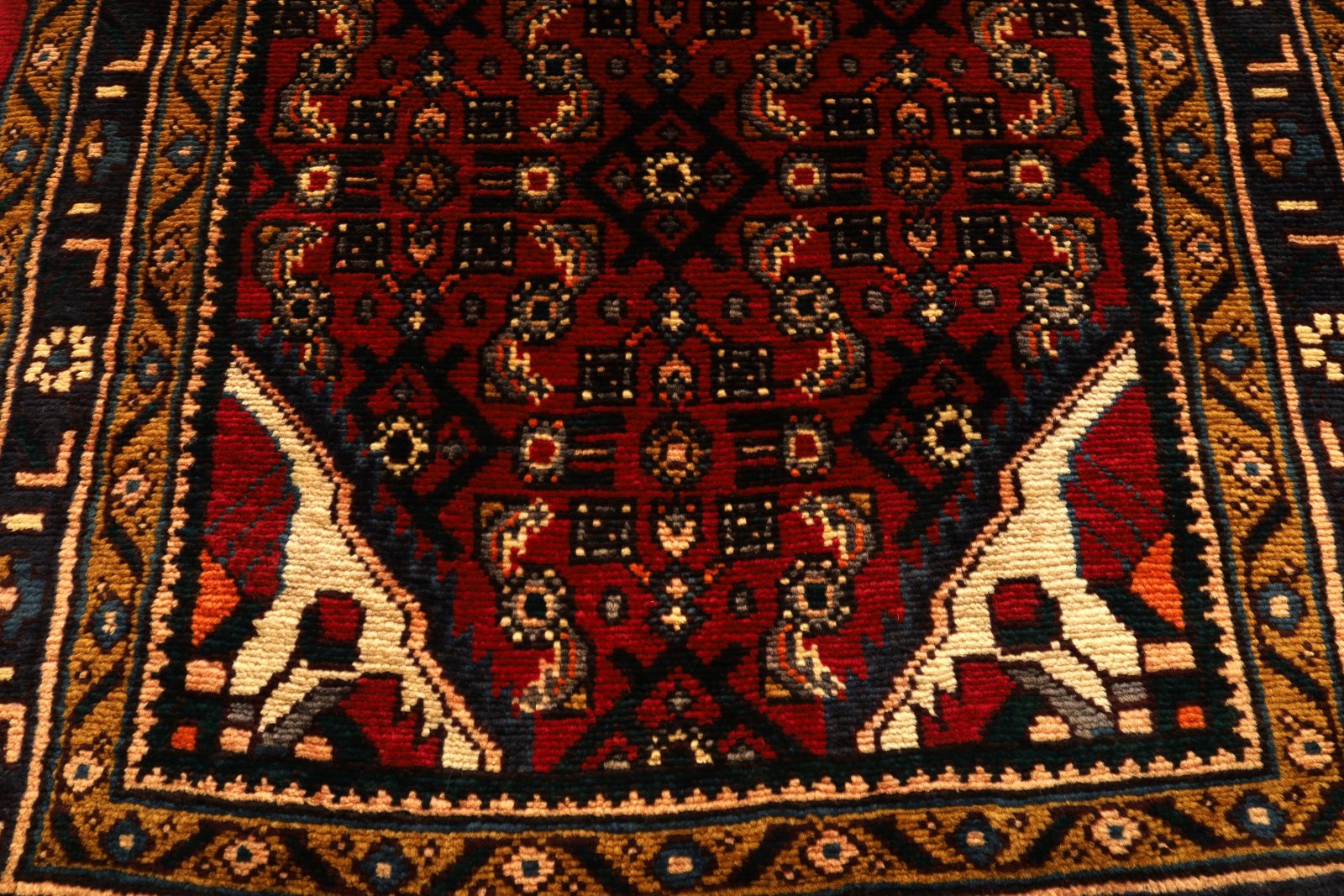 Handgeknüpfter Hamadan Perserteppich, 530 × 90 cm, Wolle