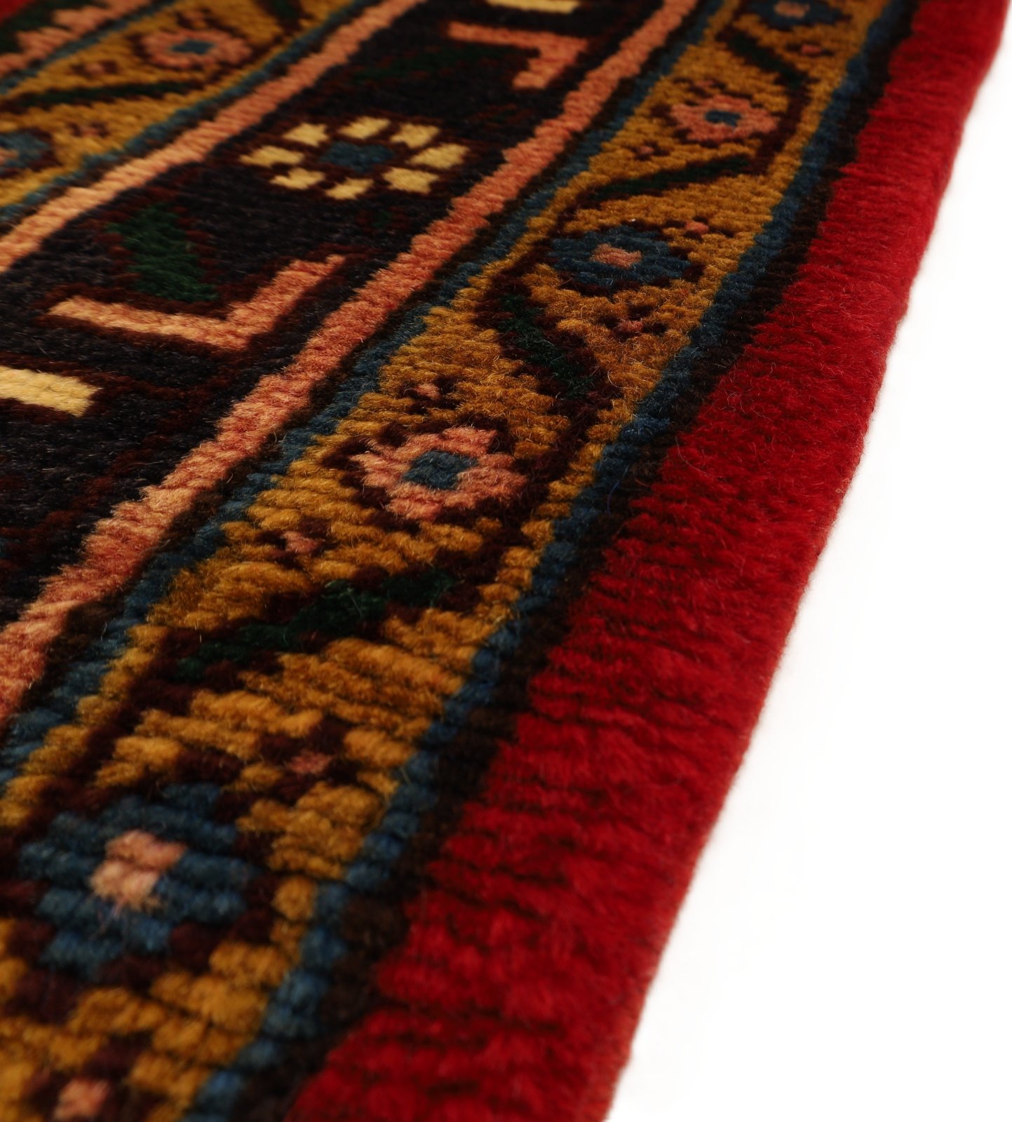 Handgeknüpfter Hamadan Perserteppich, 530 × 90 cm, Wolle