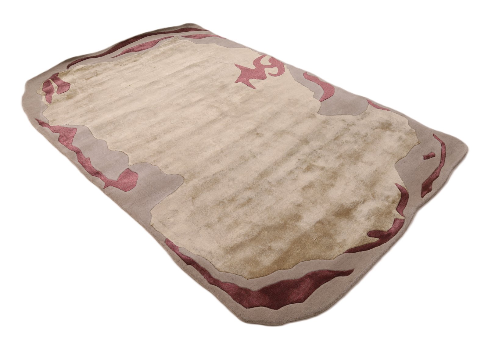 Orientteppich 245 × 150 cm aus Wolle, handgeknüpft