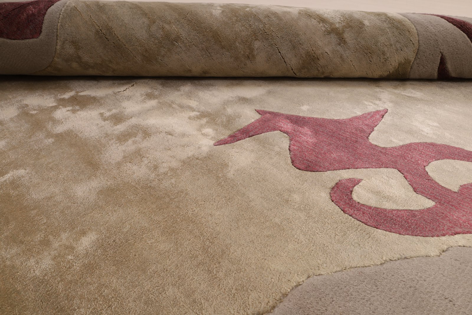 Orientteppich 245 × 150 cm aus Wolle, handgeknüpft