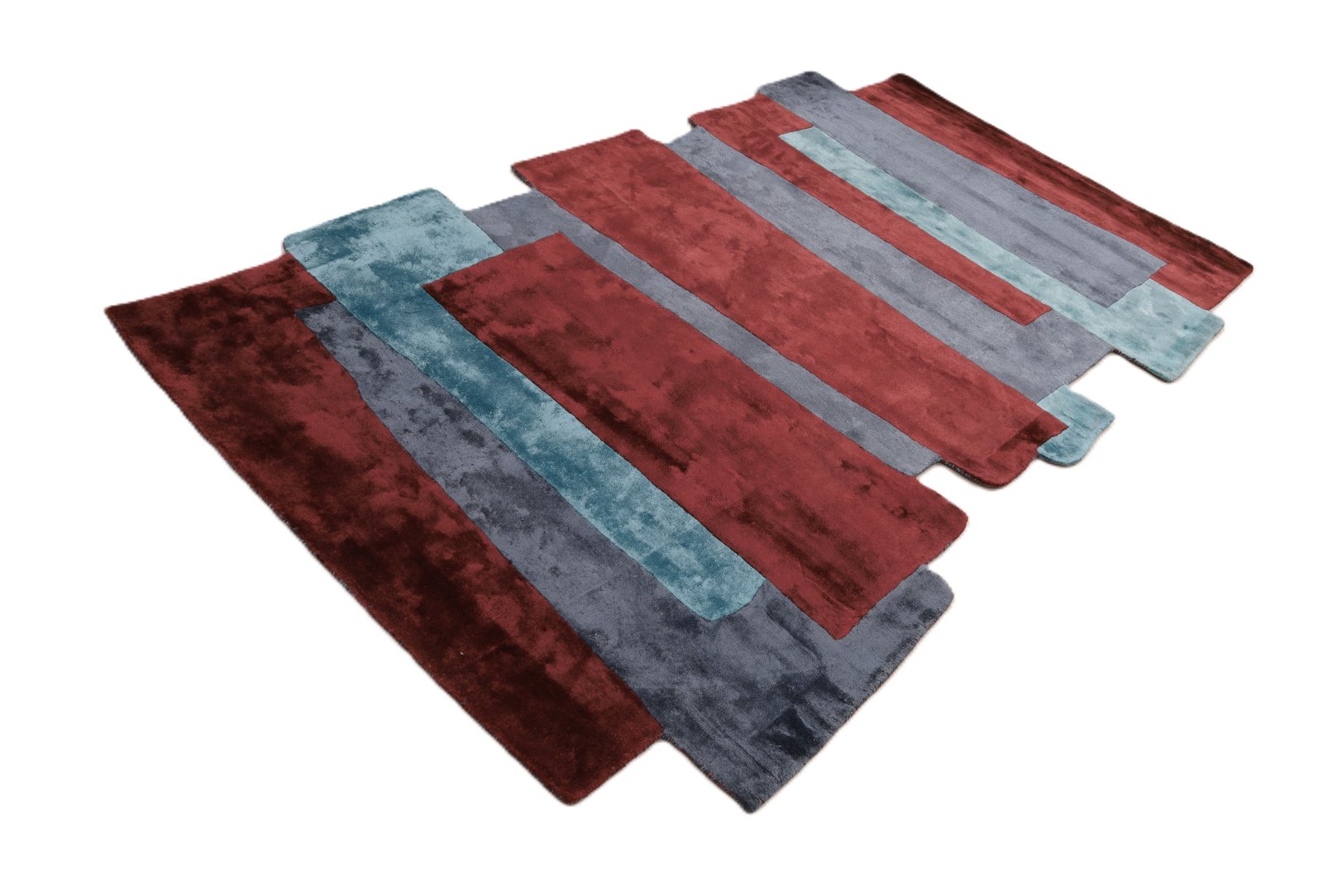 Orientteppich 245 × 150 cm aus Wolle, handgeknüpft