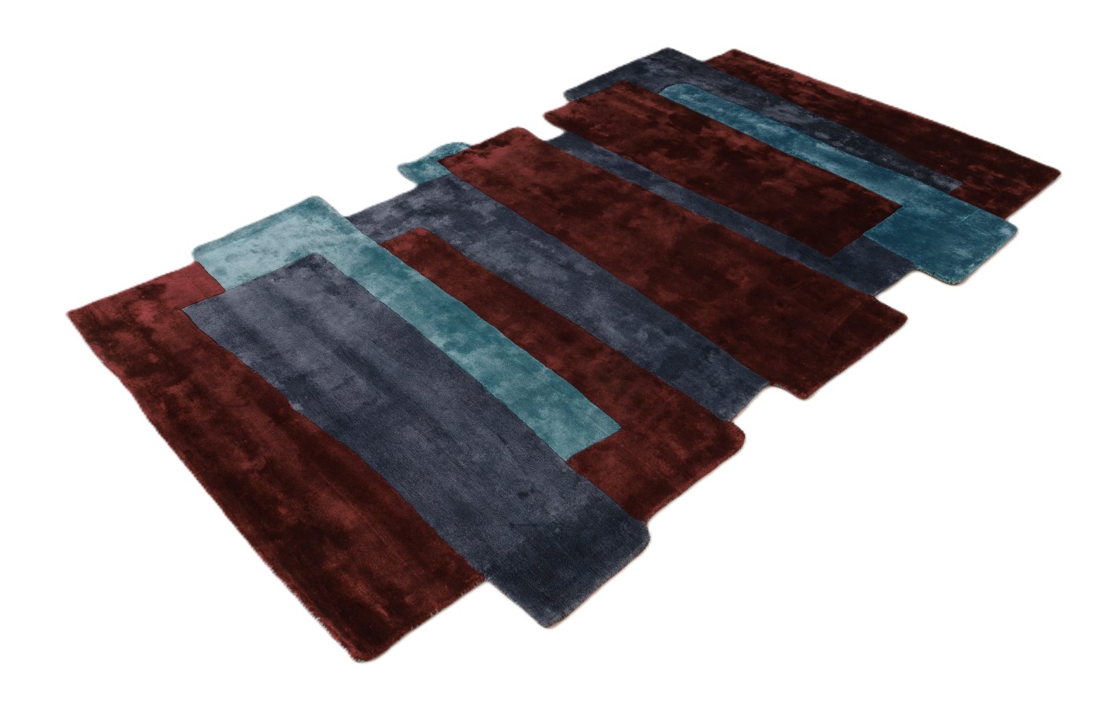 Orientteppich 245 × 150 cm aus Wolle, handgeknüpft