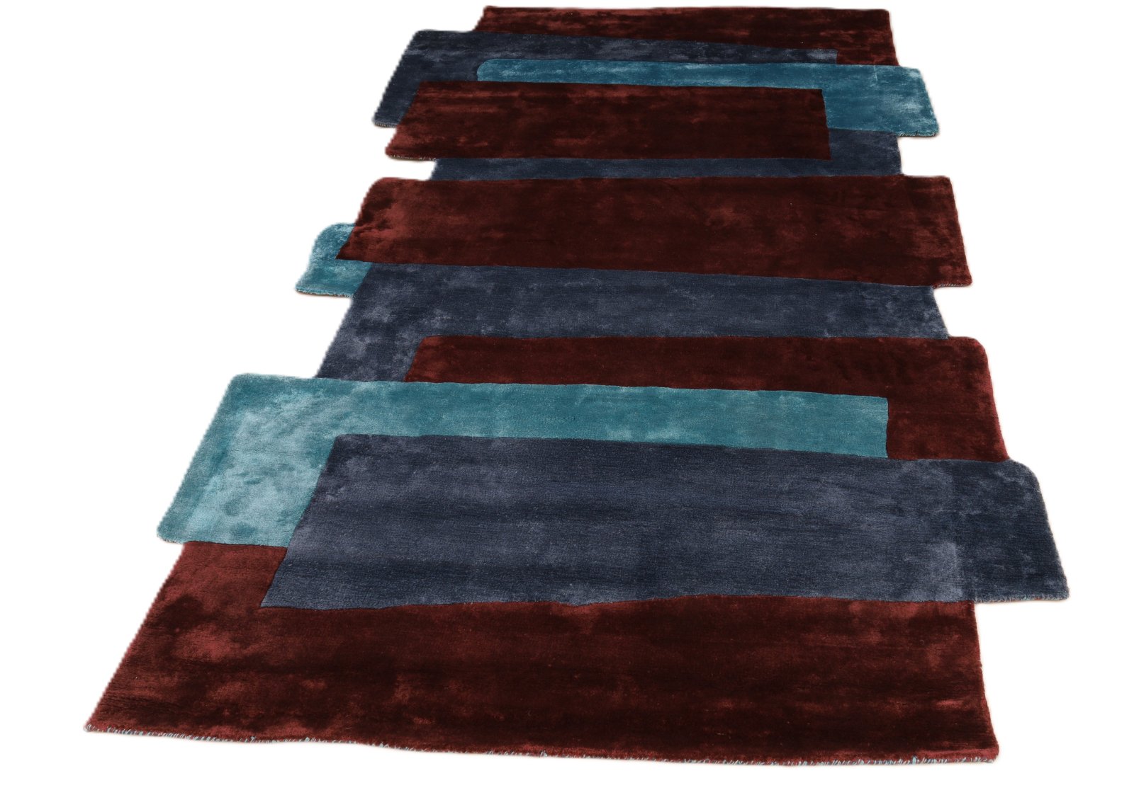 Orientteppich 245 × 150 cm aus Wolle, handgeknüpft