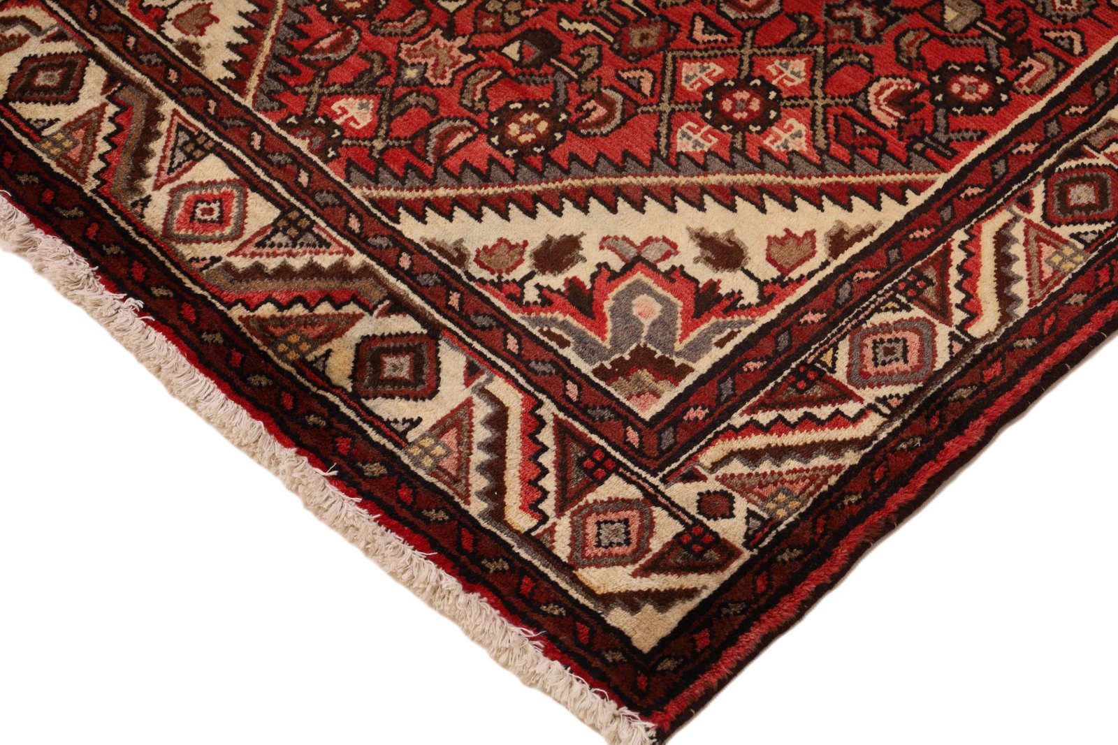 Handgeknüpfter Perserteppich 327 × 113 cm