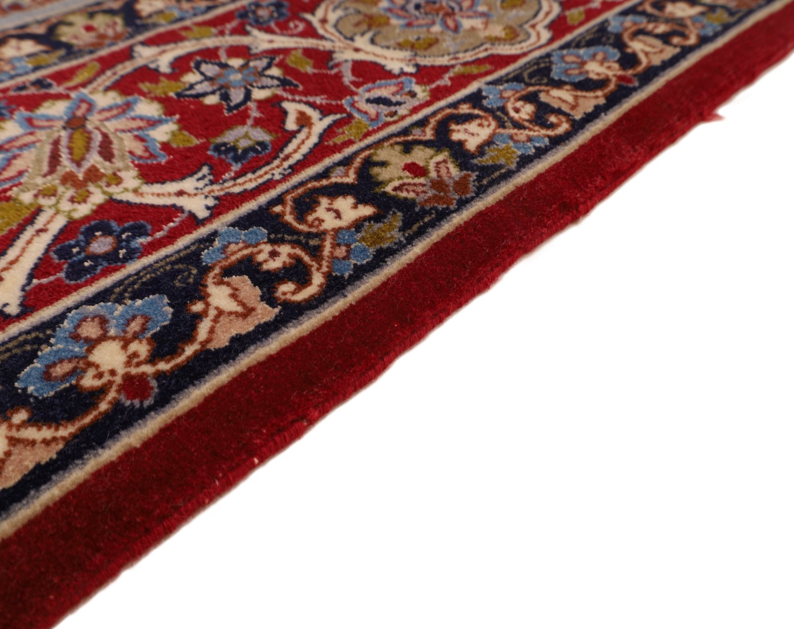 Isfahan Perserteppich aus Iran, 170 × 109 cm