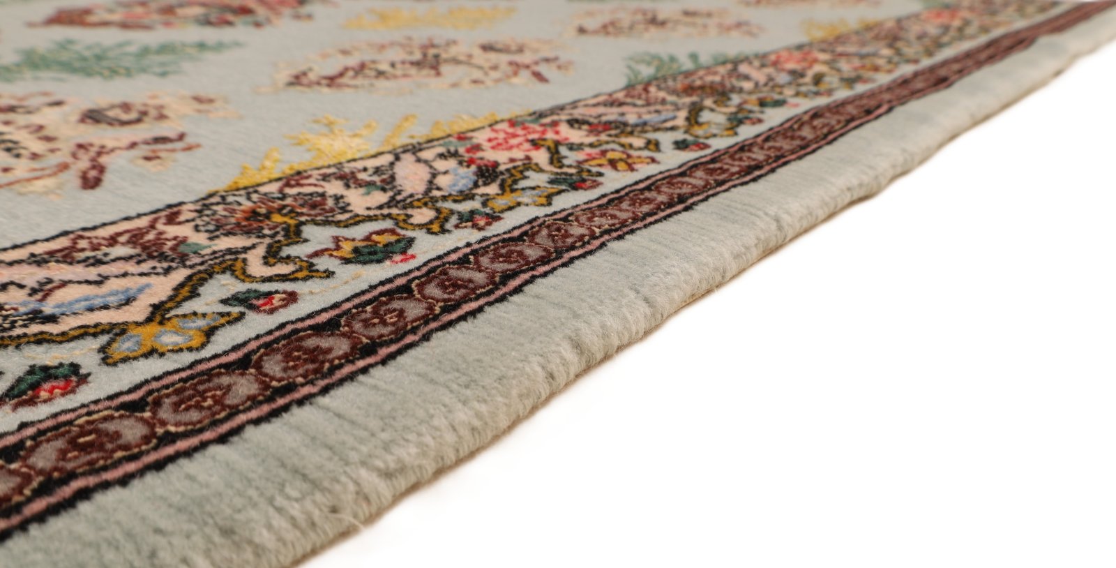 perserteppich-isfahan-224-x-78-cm-wolle-seide-handgeknuepft-laeufer-6 Handgeknüpfter Isfahan Perserteppich, 224 × 78 cm, Wolle & Seide
