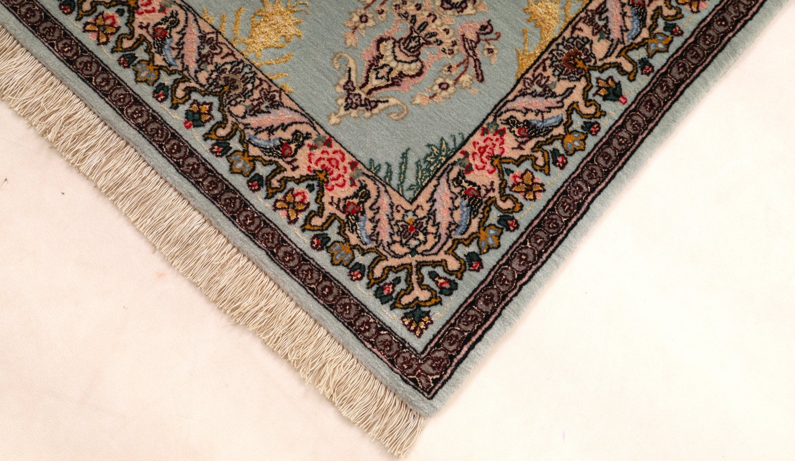 perserteppich-isfahan-224-x-78-cm-wolle-seide-handgeknuepft-laeufer-8 Handgeknüpfter Isfahan Perserteppich, 224 × 78 cm, Wolle & Seide
