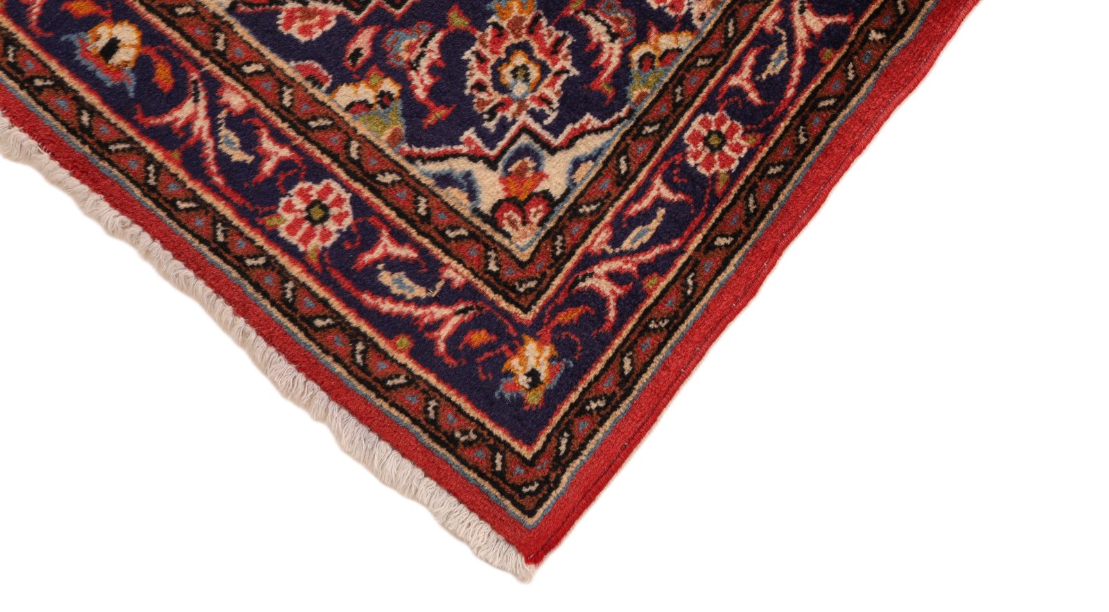 Kashan Perserteppich 148 × 79 cm aus Wolle, handgeknüpft