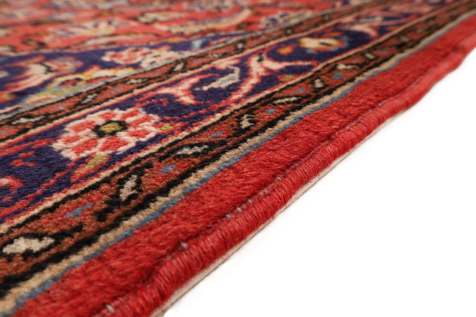 Kashan Perserteppich 148 × 79 cm aus Wolle, handgeknüpft
