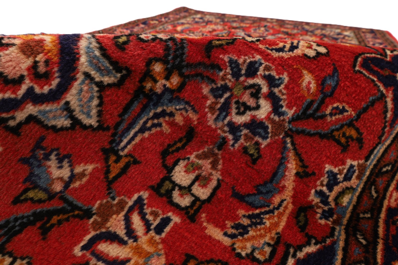 Kashan Perserteppich 148 × 79 cm aus Wolle, handgeknüpft