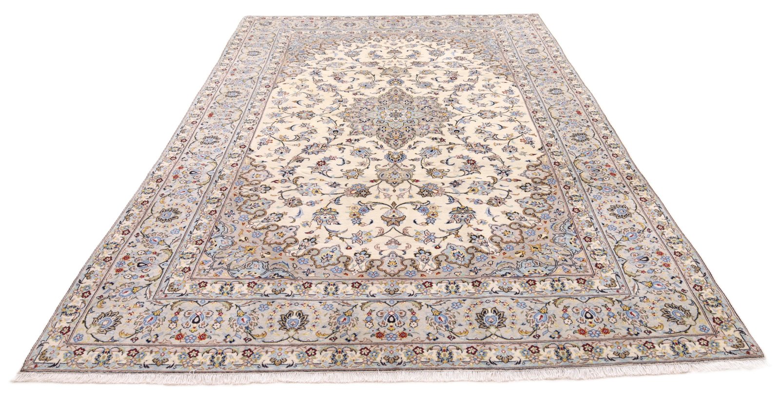 Handgeknüpfter Kashan Perserteppich, 350 × 240 cm, Wolle