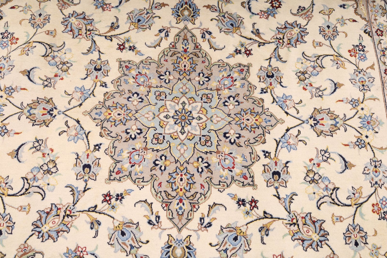 Handgeknüpfter Kashan Perserteppich, 350 × 240 cm, Wolle