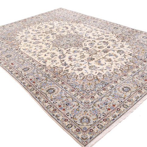 Handgeknüpfter Kashan Perserteppich, 350 × 240 cm, Wolle