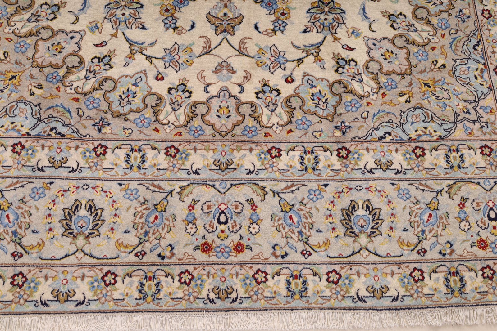 Handgeknüpfter Kashan Perserteppich, 350 × 240 cm, Wolle