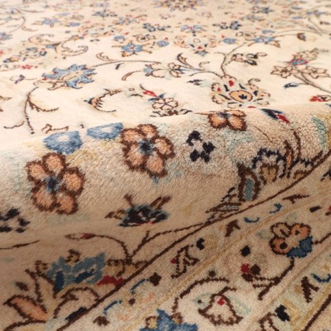 Kashan Perserteppich 350 × 250 cm aus Wolle, handgeknüpft