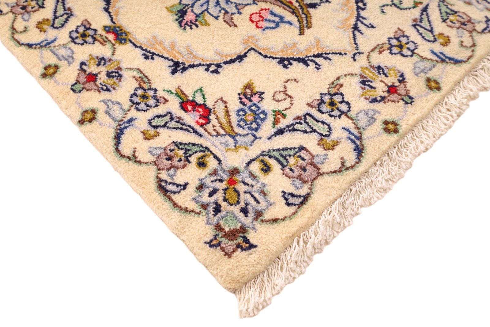 Kashan Perserteppich 392 × 90 cm aus Wolle, handgeknüpft