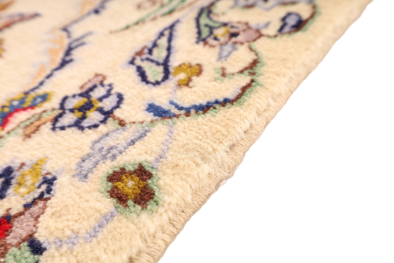 Kashan Perserteppich 392 × 90 cm aus Wolle, handgeknüpft