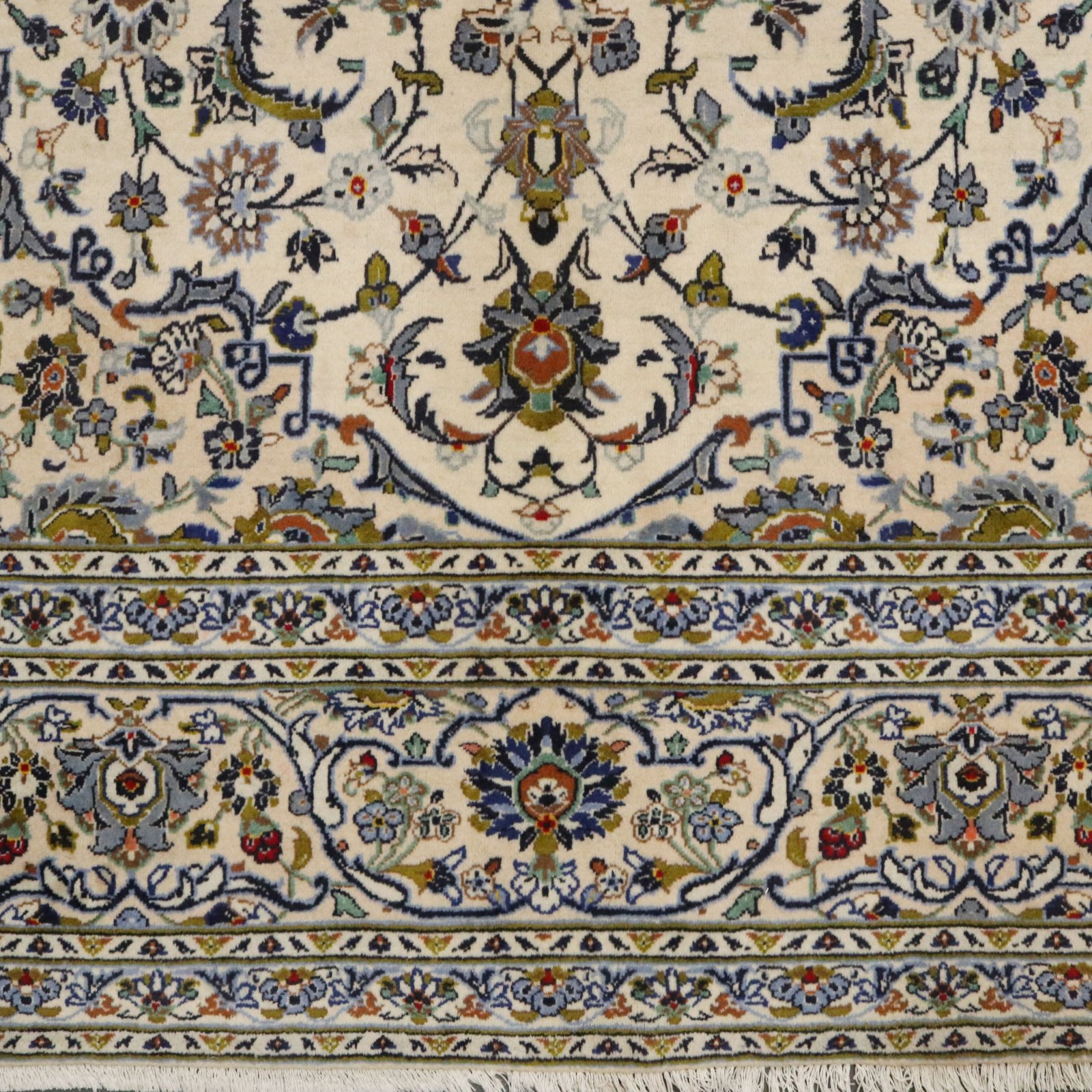 Handgeknüpfter Kashan Perserteppich, 436 × 295 cm, Wolle