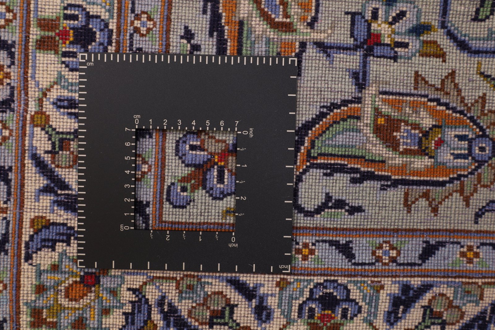 Kashan Perserteppich 420 × 298 cm aus Wolle, handgeknüpft