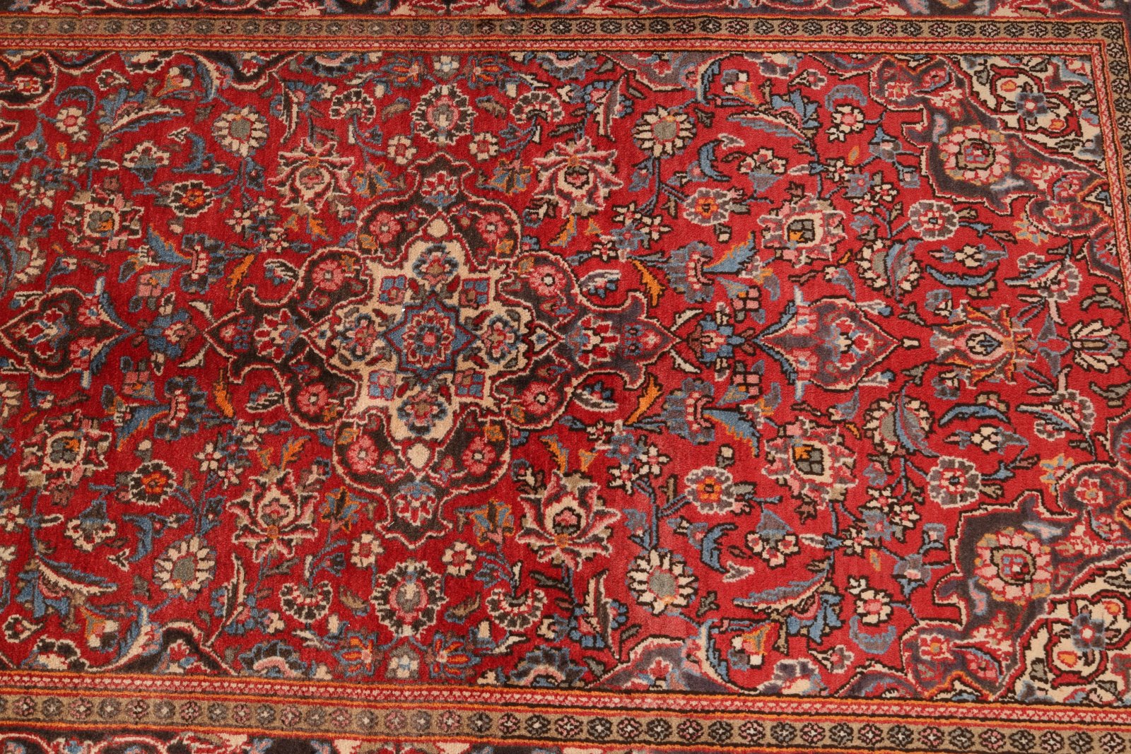 Kashan Perserteppich aus Iran, 196 × 122 cm