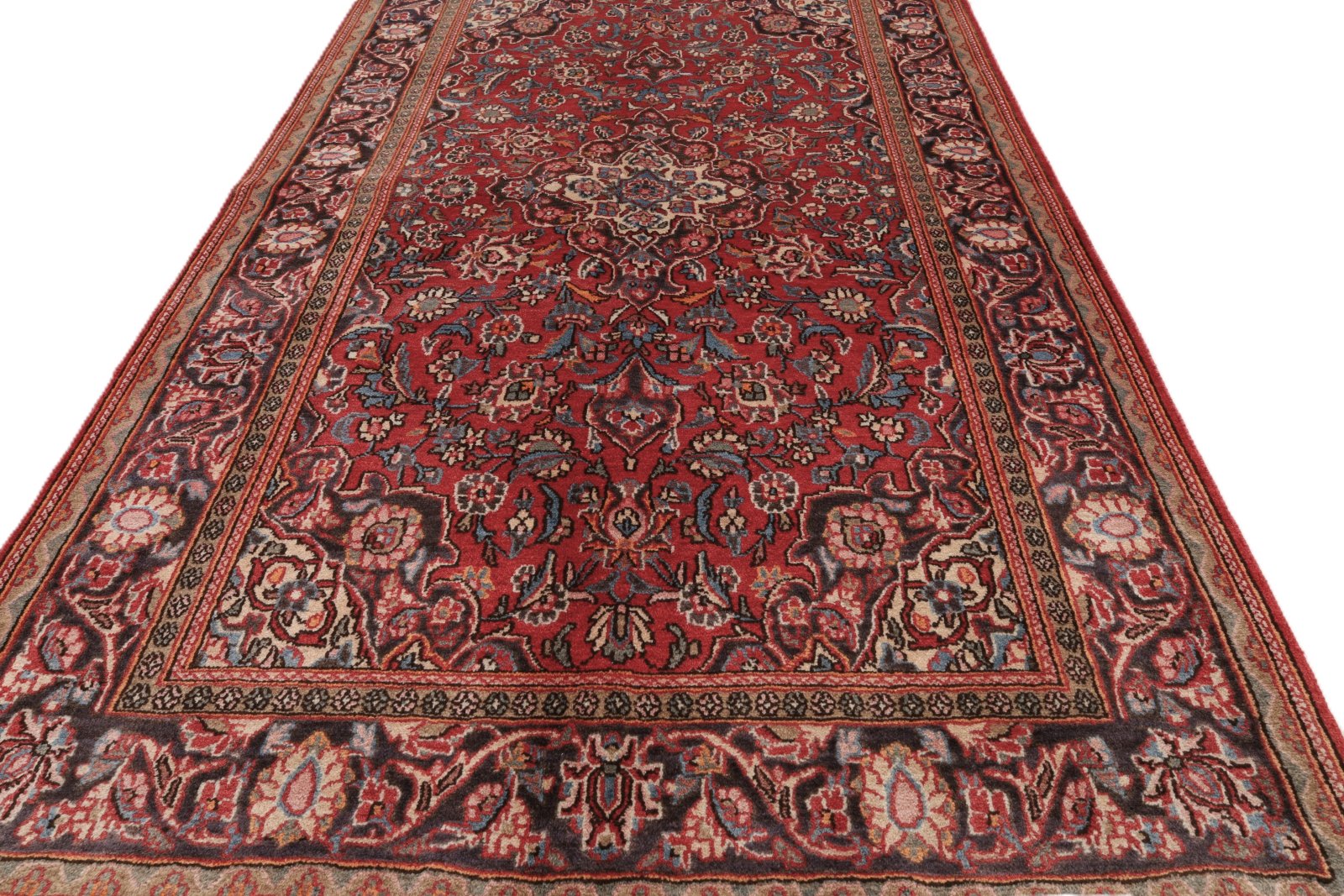 Kashan Perserteppich aus Iran, 196 × 122 cm