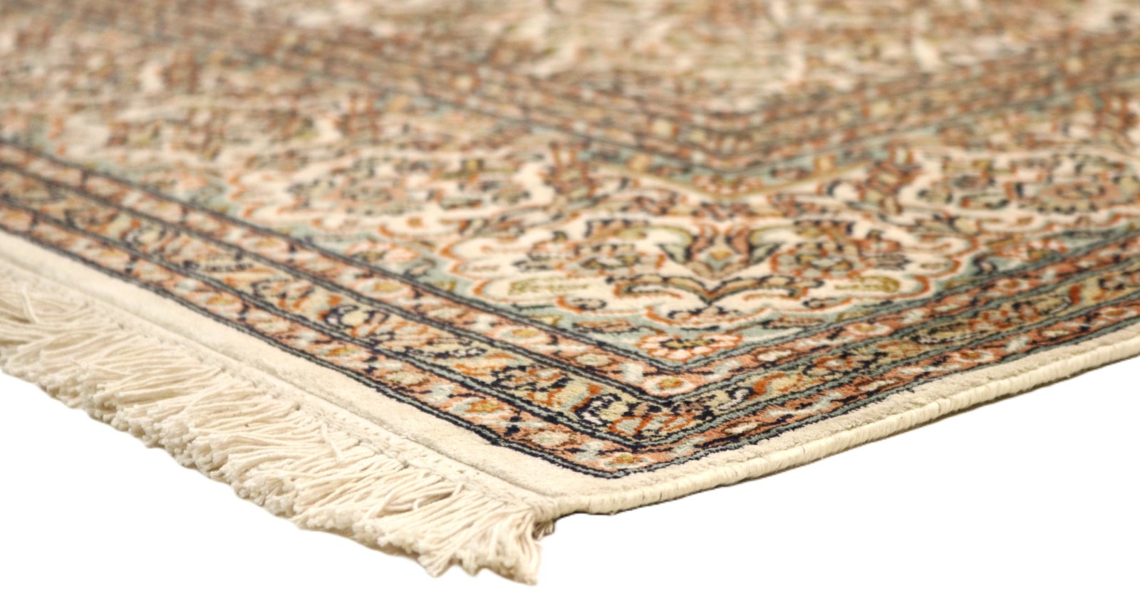 Kashmir Orientteppich 259 × 169 cm aus Seide, handgeknüpft