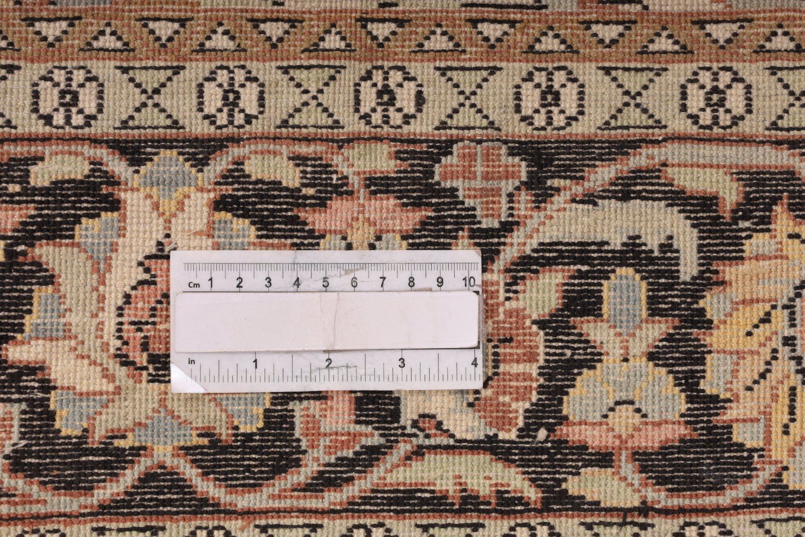 Kashmir Orientteppich 215 × 160 cm aus Seide, handgeknüpft