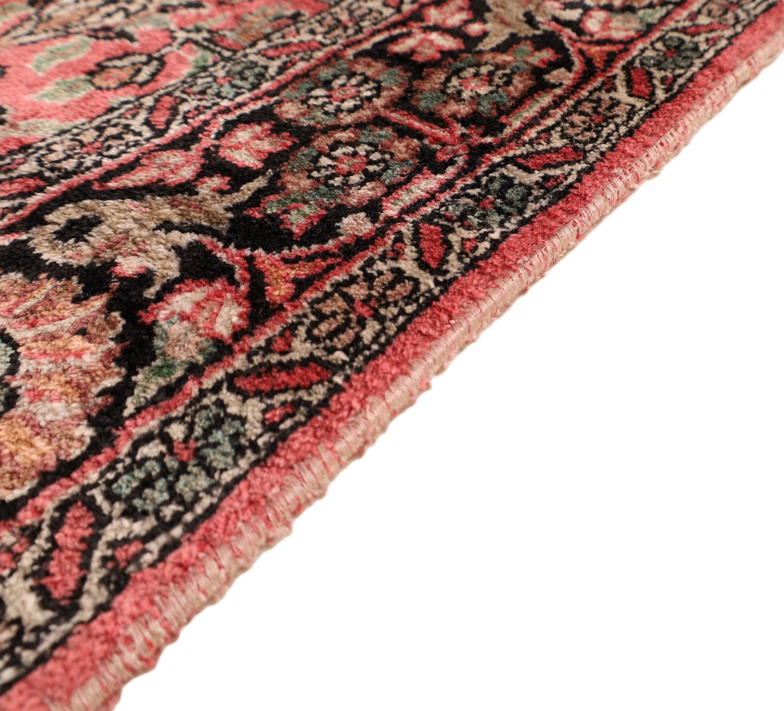 Handgeknüpfter Kashmir Orientteppich, 308 × 74 cm, Wolle