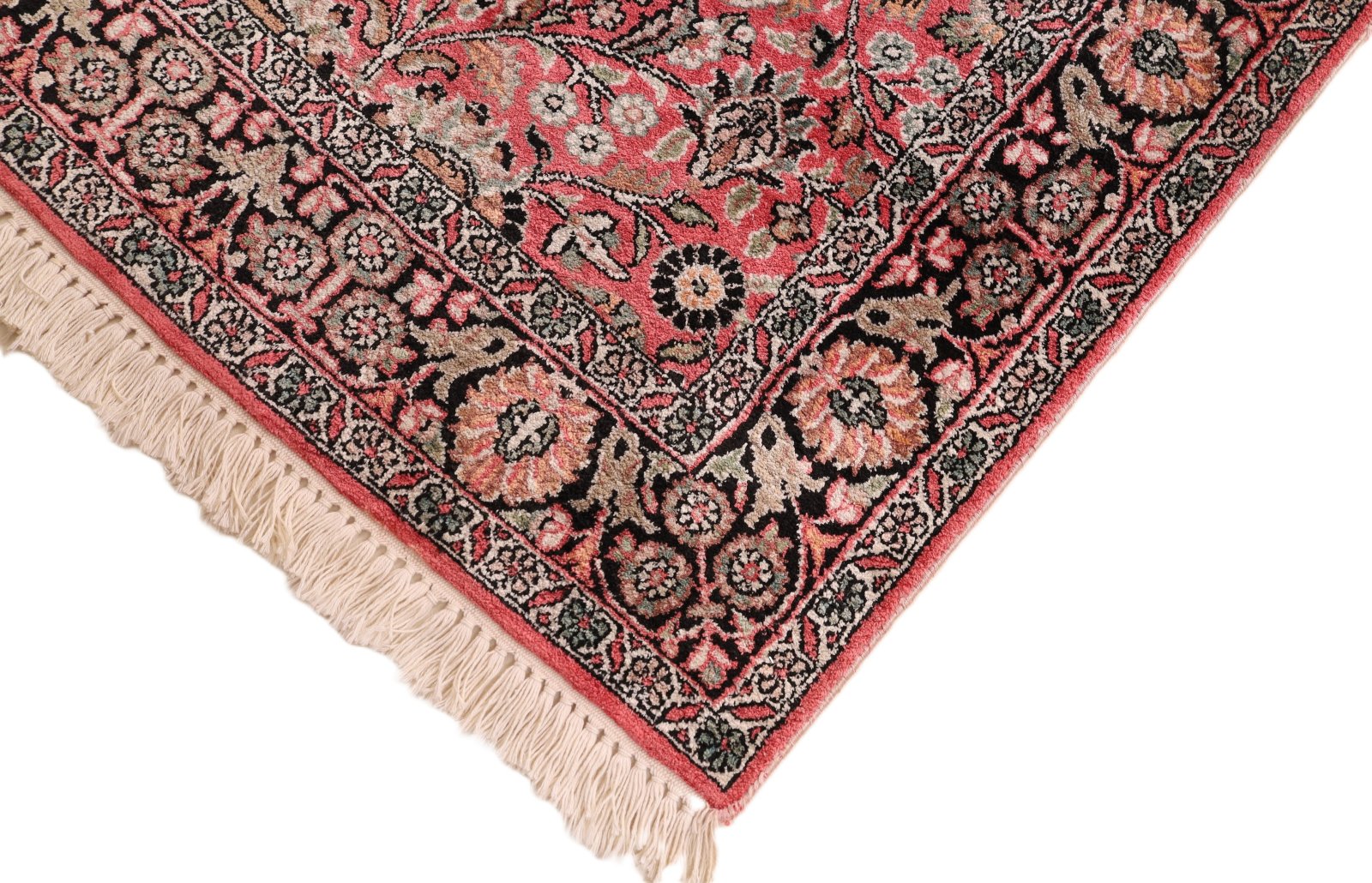 Handgeknüpfter Kashmir Orientteppich, 308 × 74 cm, Wolle