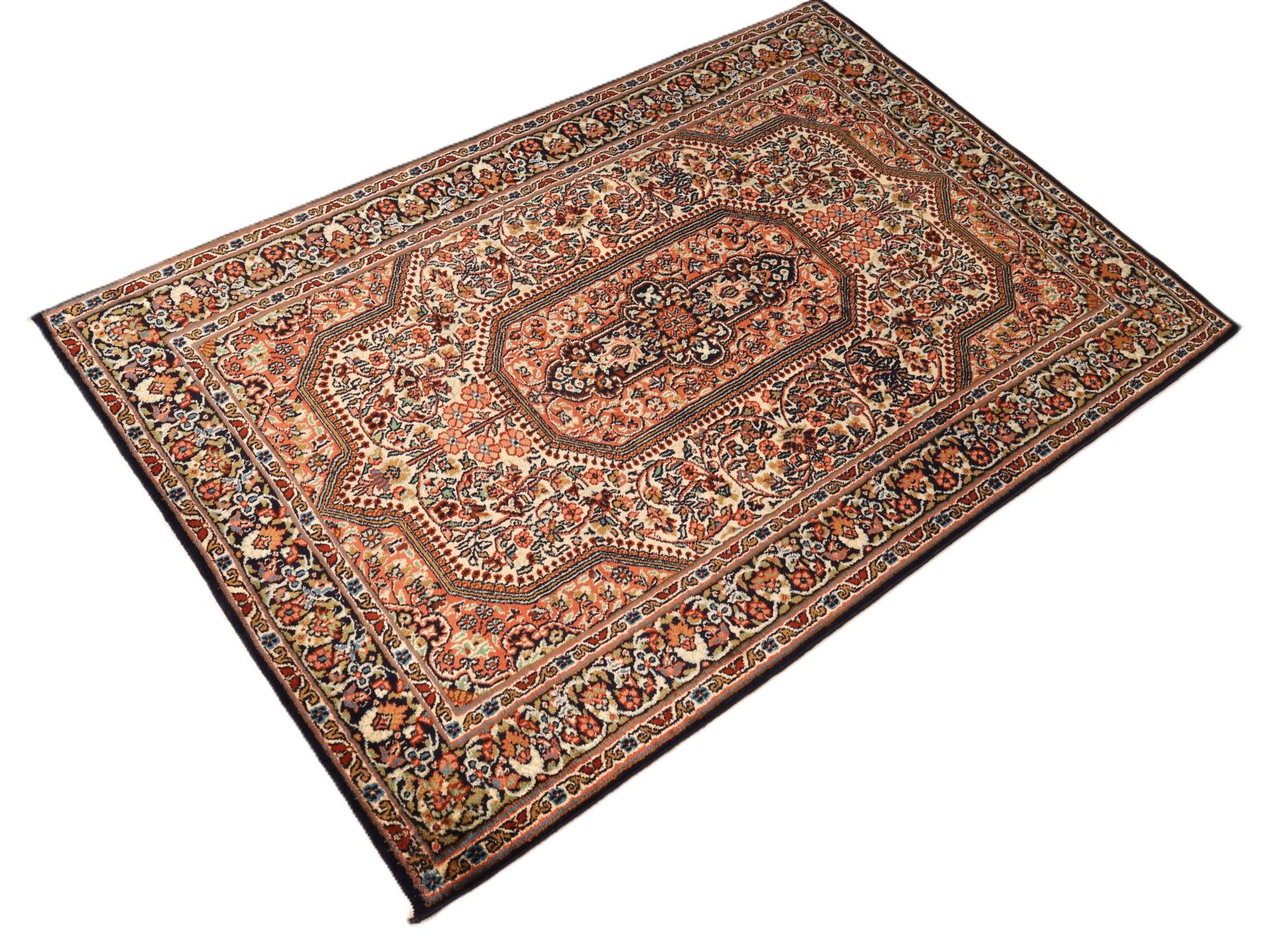 Handgeknüpfter Kashmir Orientteppich 122 × 83 cm