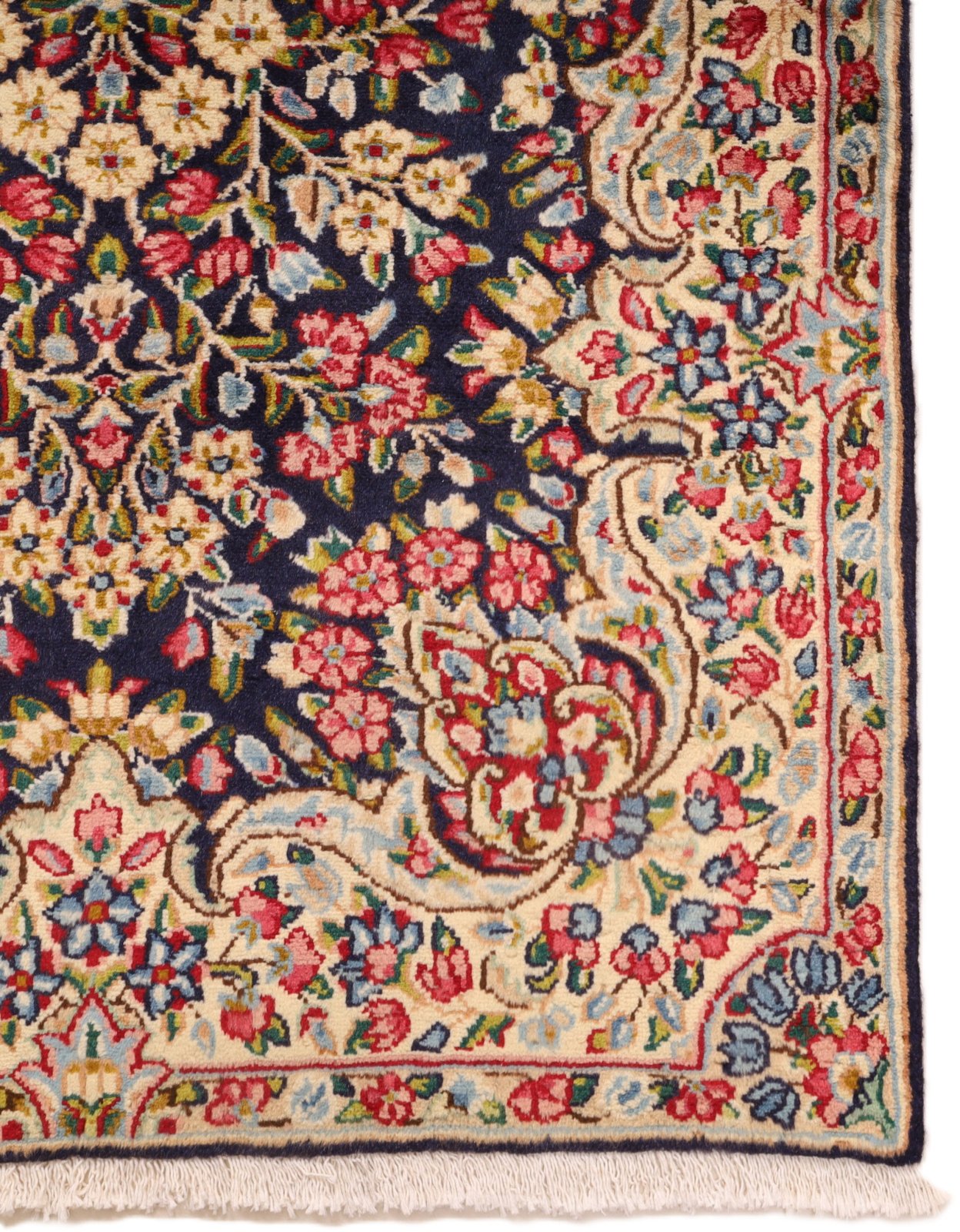 Kerman Perserteppich 376 × 97 cm aus Wolle, handgeknüpft