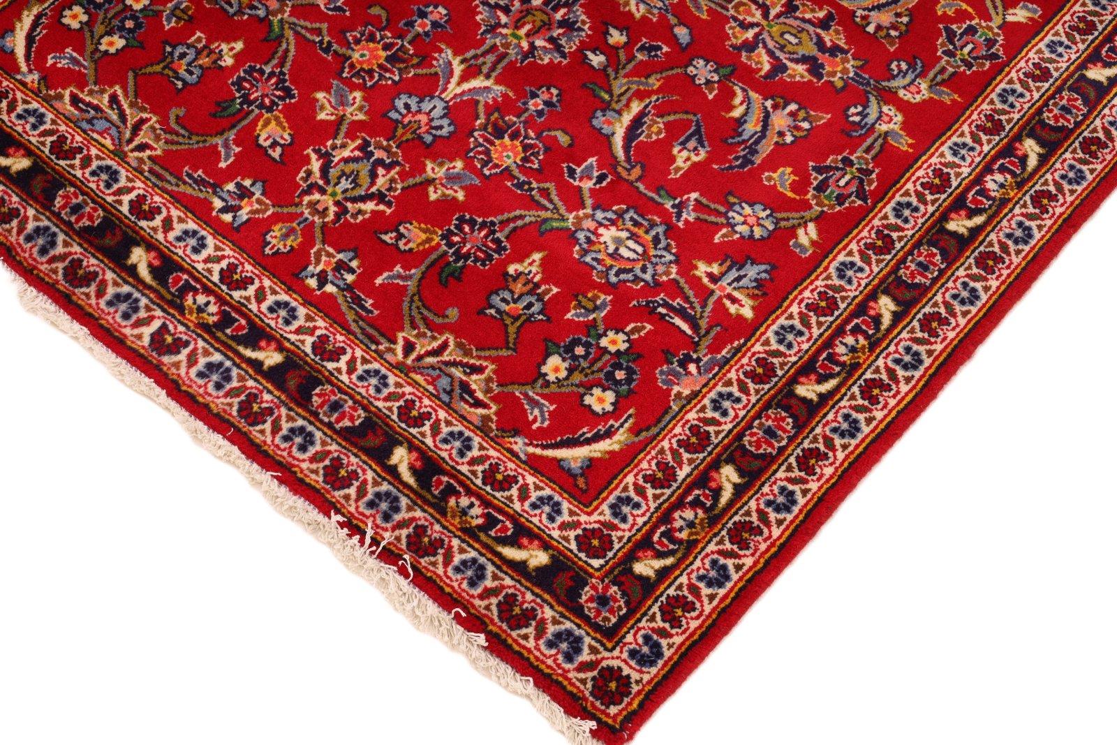 Handgeknüpfter Kashan Perserteppich 407 × 100 cm