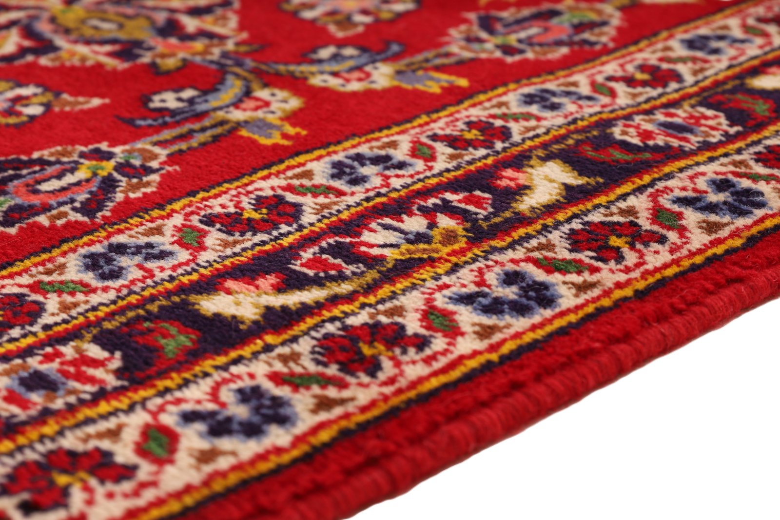 Handgeknüpfter Kashan Perserteppich 407 × 100 cm