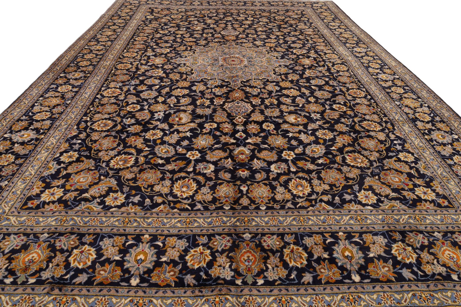 Kashan Perserteppich aus Iran, 497 × 324 cm