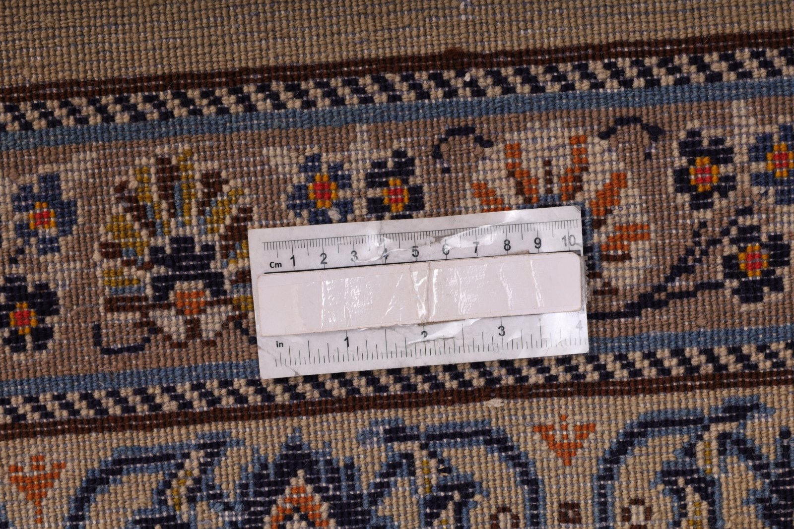Handgeknüpfter Kashan Perserteppich 485 × 105 cm