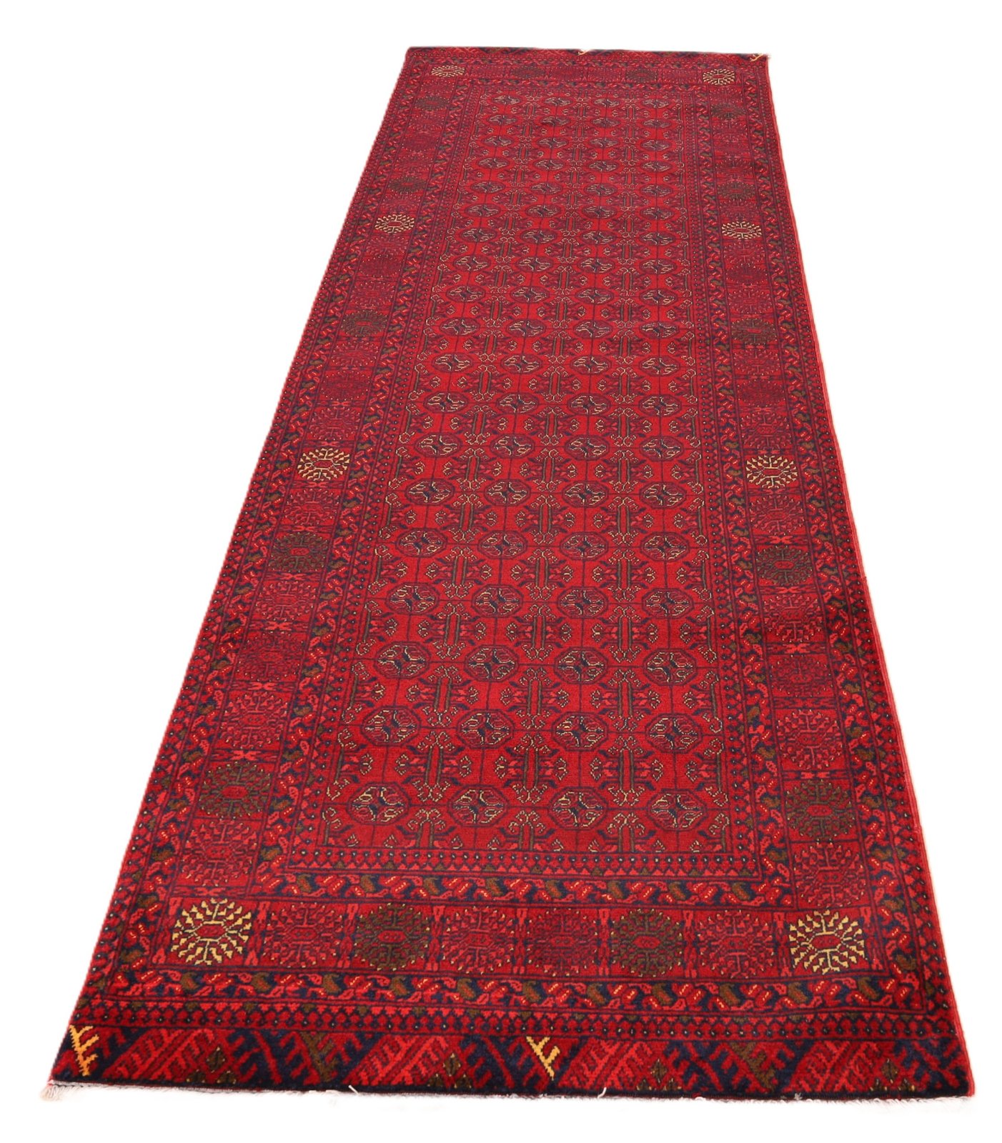 orientteppich-khal-mohammadi-284-x-83-cm-schurwolle-handgeknuepft-8 Handgeknüpfter Orientteppich, 284 × 83 cm