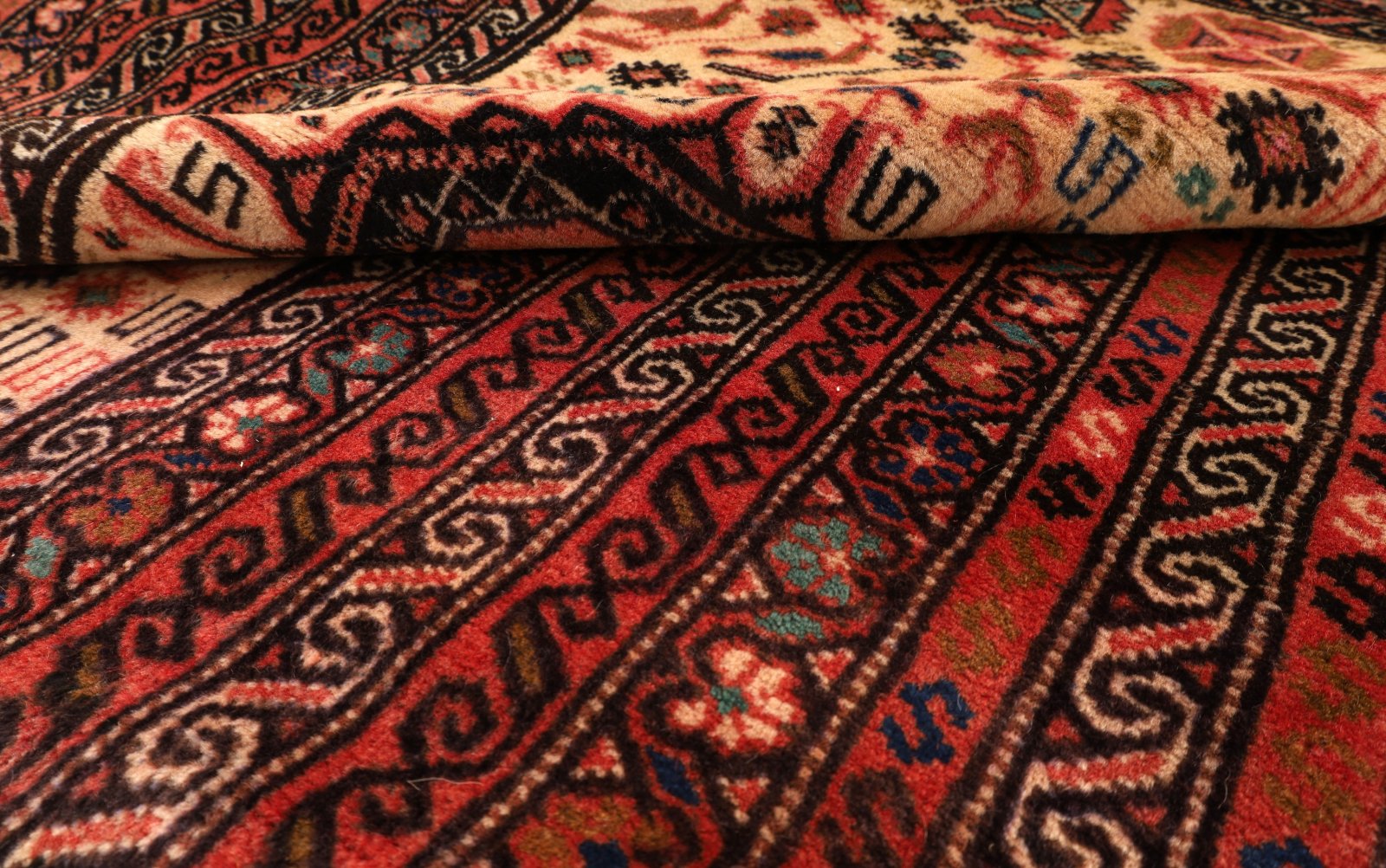 Handgeknüpfter Perserteppich 404 × 104 cm