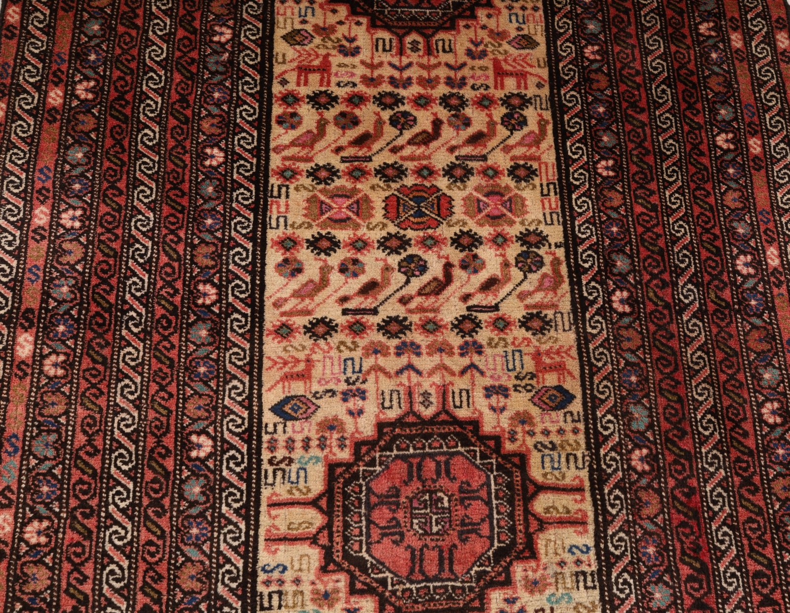Handgeknüpfter Perserteppich 404 × 104 cm