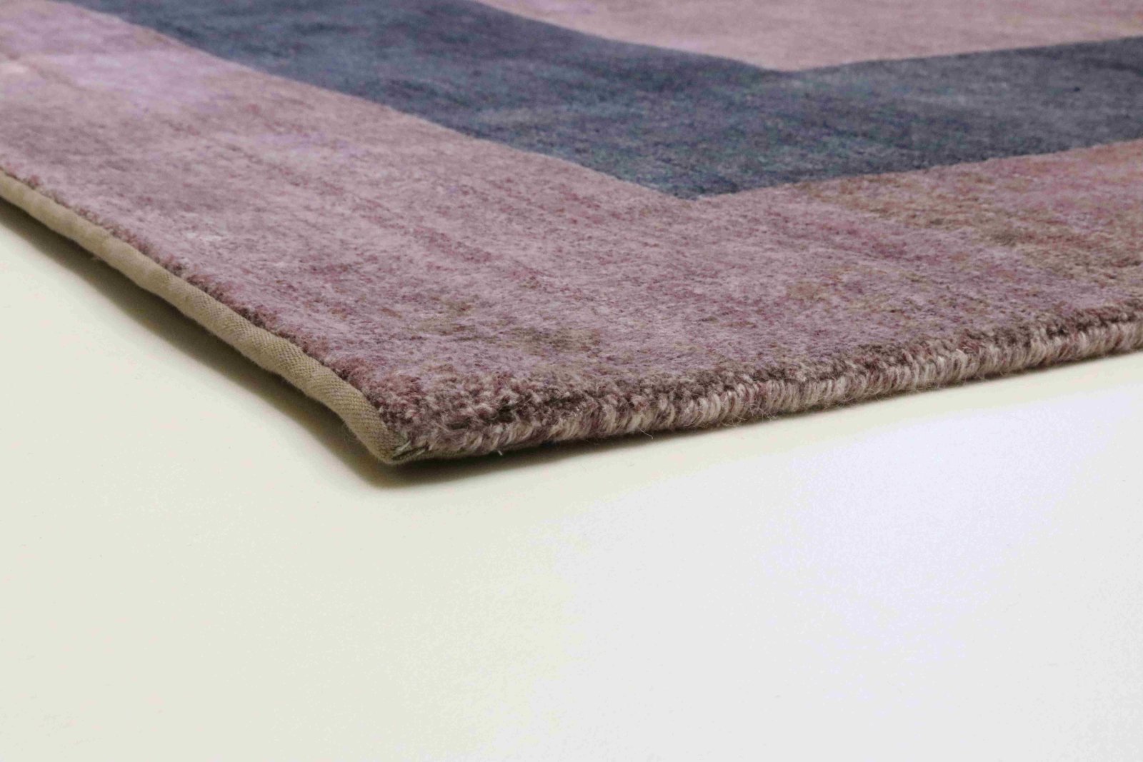 orientteppich-308-x-206-cm-wolle-handgeknuepft-lila-rosa-6 Loribaft Orientteppich 308 × 206 cm aus Wolle, handgeknüpft