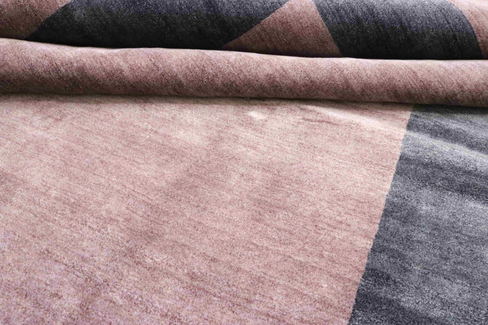 orientteppich-308-x-206-cm-wolle-handgeknuepft-lila-rosa-7 Loribaft Orientteppich 308 × 206 cm aus Wolle, handgeknüpft