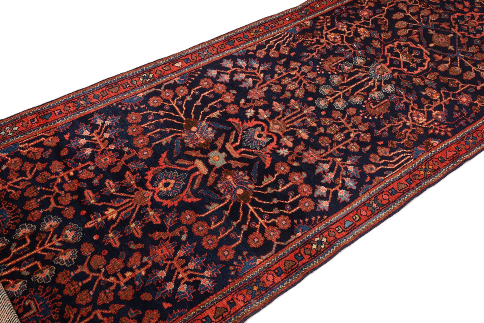 Malayer Perserteppich 519 × 101 cm aus Wolle, handgeknüpft