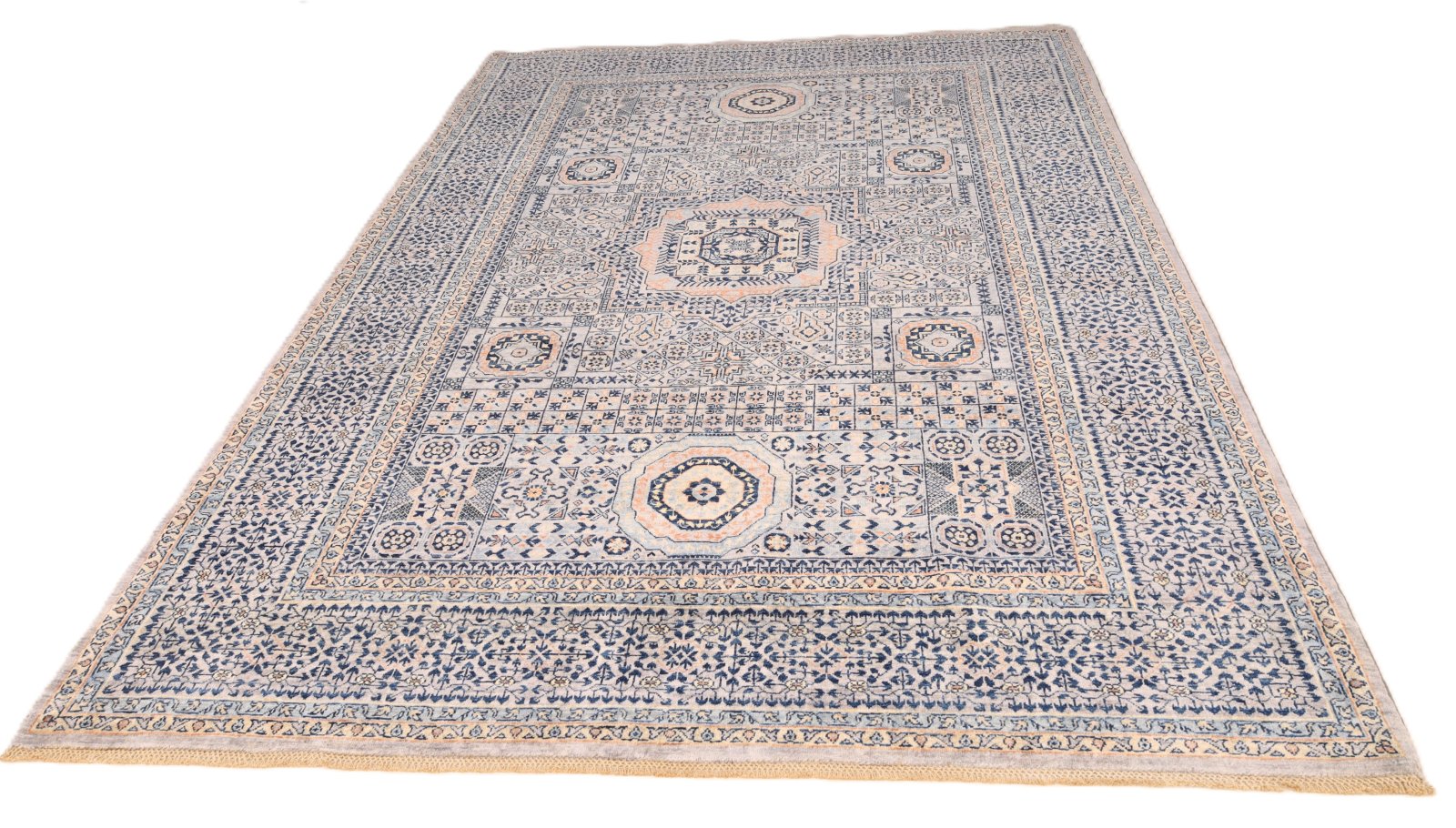 Mamluk Orientteppich aus Pakistan, 299 × 207 cm