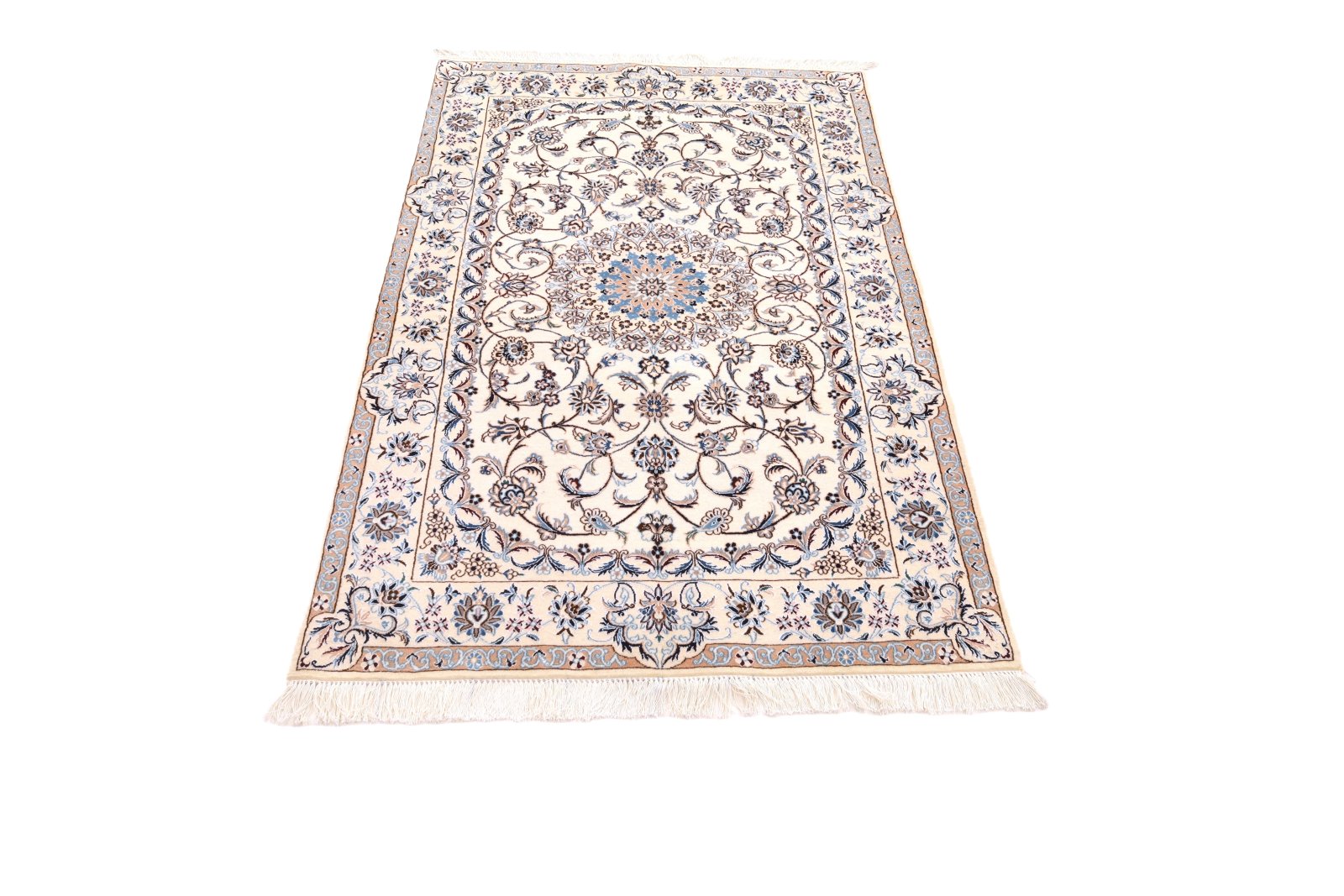 Nain Perserteppich 164 × 110 cm aus Wolle & Seide, handgeknüpft