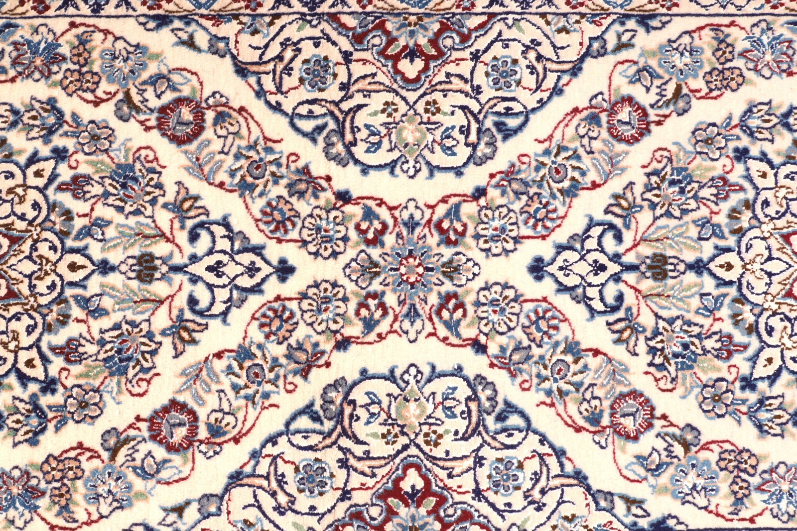 perserteppich-nain-202-x-65-cm-wolle-und-seide-handgeknuepft-8 Handgeknüpfter Nain Perserteppich, 202 × 65 cm, Wolle & Seide
